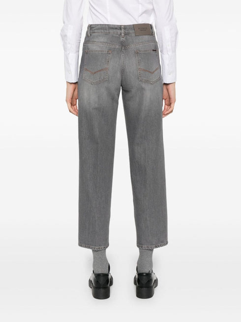 straight-leg jeans
